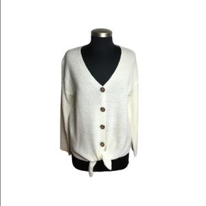 Debut Button Down Knit Sweater  Size S/M